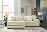 Lindyn Ivory 2-Piece LAF Chaise Sectional from Ashley - Luna Furniture