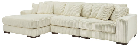 Lindyn Ivory 3-Piece LAF Chaise Sectional from Ashley - Luna Furniture