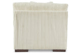 Lindyn Ivory Armless Chair from Ashley - Luna Furniture