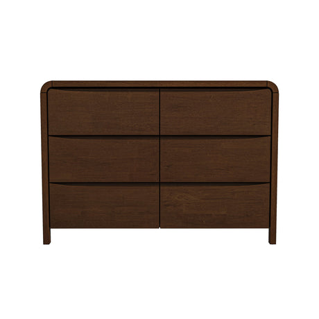 Lionel Mid Century Modern Solid Wood 6-Drawer Dresser from Midinmod - Luna Furniture