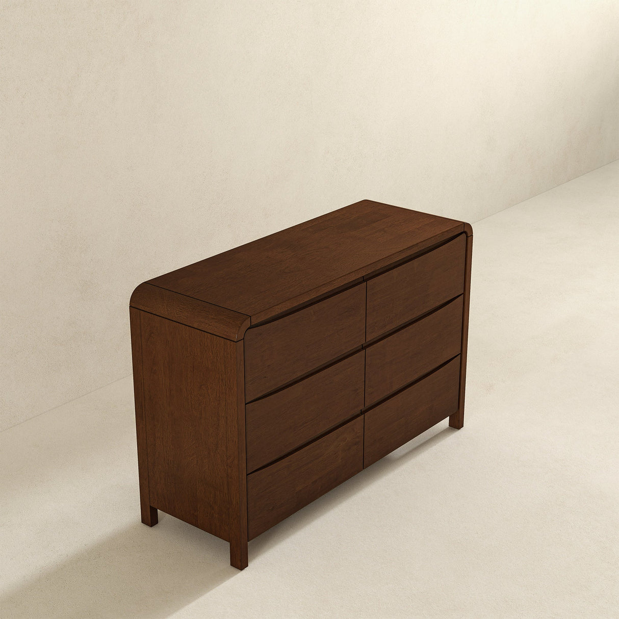 Lionel Mid Century Modern Solid Wood 6-Drawer Dresser from Midinmod - Luna Furniture