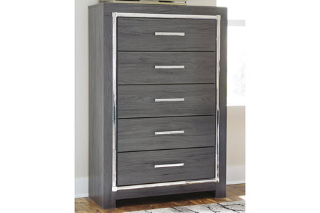 Lodanna Gray Chest of Drawers from Ashley - Luna Furniture