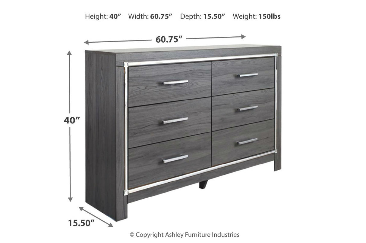 Lodanna Gray Dresser from Ashley - Luna Furniture