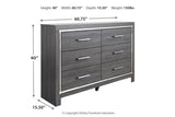 Lodanna Gray Dresser from Ashley - Luna Furniture
