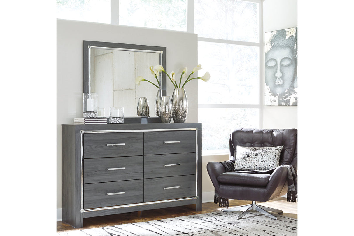 ashley grey dresser Lettner Light Gray Dresser