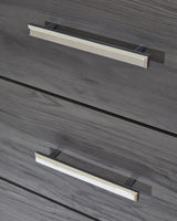 Lodanna Gray LED Upholstered Storage Panel Bedroom Set from Ashley Furniture - Luna Furniture