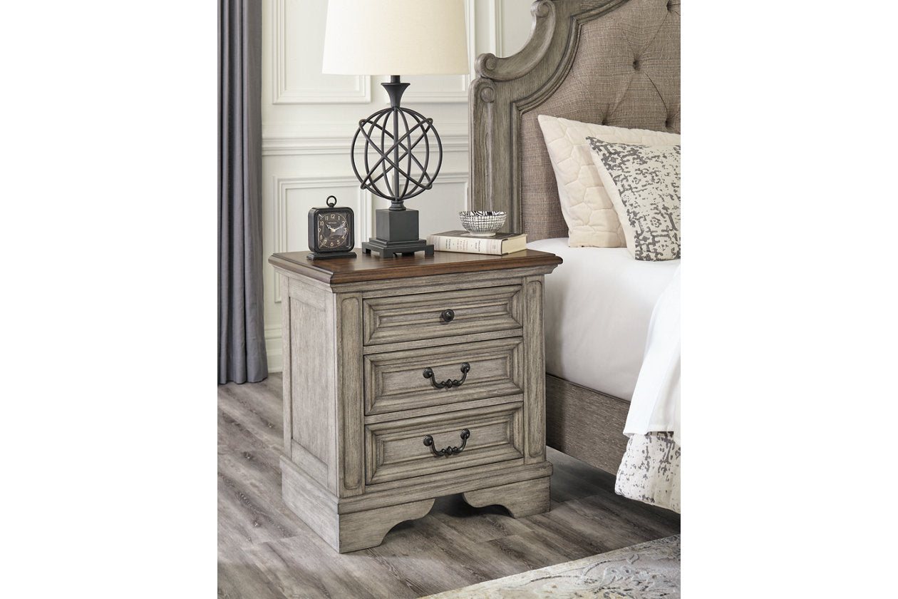 Ashley Lodenbay Two-tone Nightstand – Luna Furniture