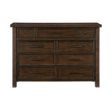 Logandale Brown Sleigh Storage Platform Bedroom Set from Homelegance - Luna Furniture