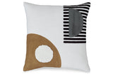 Longsum Black/White/Honey Pillow from Ashley Furniture - Luna Furniture