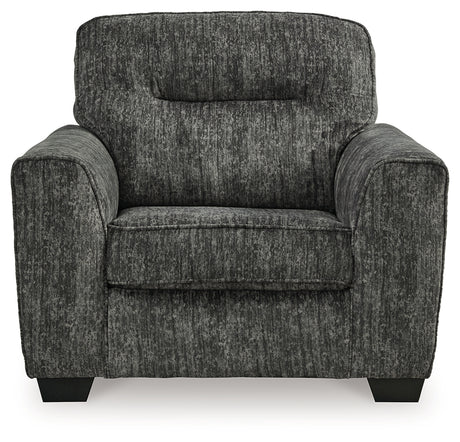 Lonoke Gunmetal Oversized Chair from Ashley Furniture - Luna Furniture