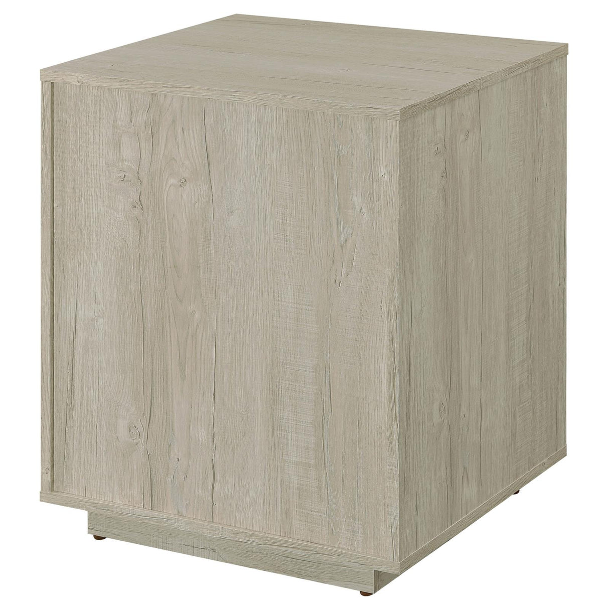 Loomis Whitewashed Gray 3-Drawer Square File Cabinet from Coaster - Luna Furniture