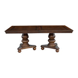 Lordsburg Brown Chery 103" Double Pedestal Extendable Dining Table from Homelegance - Luna Furniture