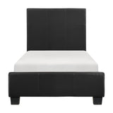 Lorenzi Black Upholstered Platform Youth Bedroom Set from Homelegance - Luna Furniture