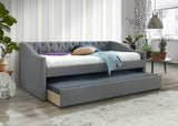 Loretta Gray Twin Daybed from Crown Mark - Luna Furniture