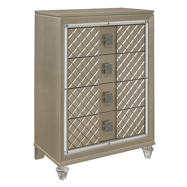 Loudon Champagne Metallic Youth Chest