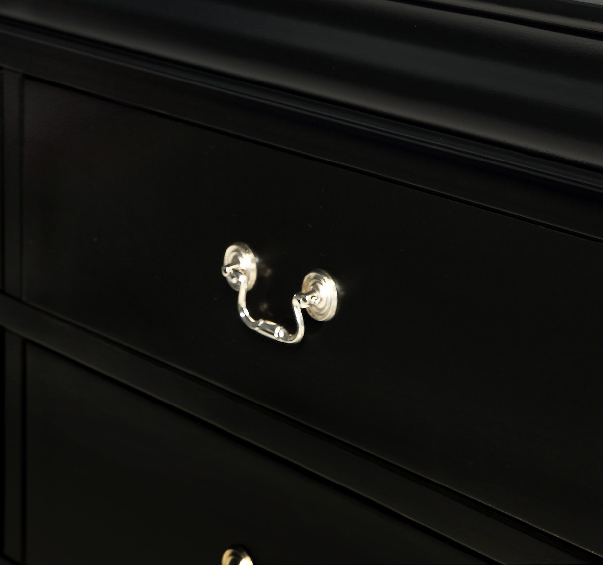 Crown Mark Louis Philip Black Dresser