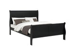 Louis Philip Black Full Sleigh Bed from Crown Mark - Luna Furniture
