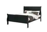 Louis Philip Black Sleigh Bedroom Set from Crown Mark - Luna Furniture