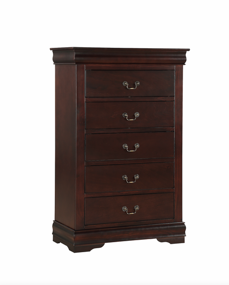 Louis Philip Cherry Chest from Crown Mark - Luna Furniture