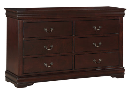 Louis Philip Cherry Dresser from Crown Mark - Luna Furniture