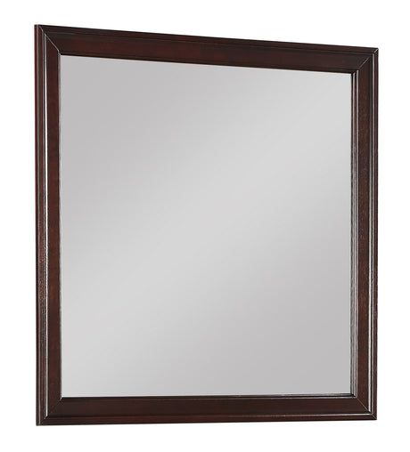 Louis Philip Cherry Mirror (Mirror Only) from Crown Mark - Luna Furniture