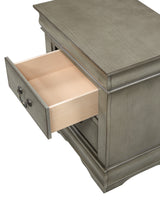 Louis Philip Gray Nightstand from Crown Mark - Luna Furniture