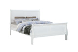 Louis Philip White Queen Sleigh Bed from Crown Mark - Luna Furniture