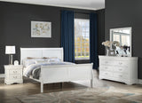 Louis Philip White Sleigh Bedroom Set from Crown Mark - Luna Furniture