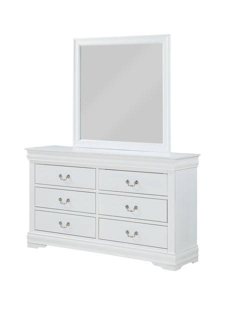 Louis Philip White Sleigh Youth Bedroom Set from Crown Mark - Luna Furniture