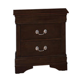 Louis Philippe Cappuccino 2-Drawer Nightstand from Coaster - Luna Furniture