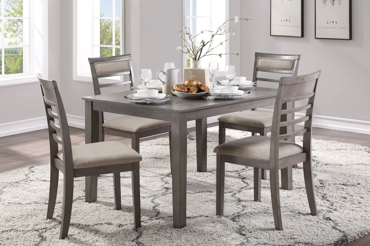 Lovell Gray 5-Piece Dining Set from Homelegance - Luna Furniture