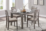 Lovell Gray 5-Piece Dining Set from Homelegance - Luna Furniture