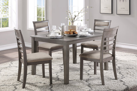 Lovell Gray 5-Piece Dining Set from Homelegance - Luna Furniture