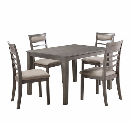 Lovell Gray 5-Piece Dining Set from Homelegance - Luna Furniture