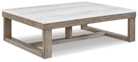 Loyaska Brown/Ivory Coffee Table from Ashley - Luna Furniture