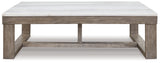 Loyaska Brown/Ivory Coffee Table from Ashley - Luna Furniture