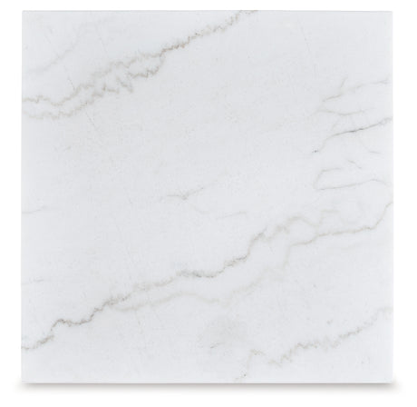 Loyaska Brown/Ivory End Table from Ashley - Luna Furniture