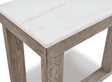 Loyaska Brown/Ivory Sofa Table from Ashley - Luna Furniture