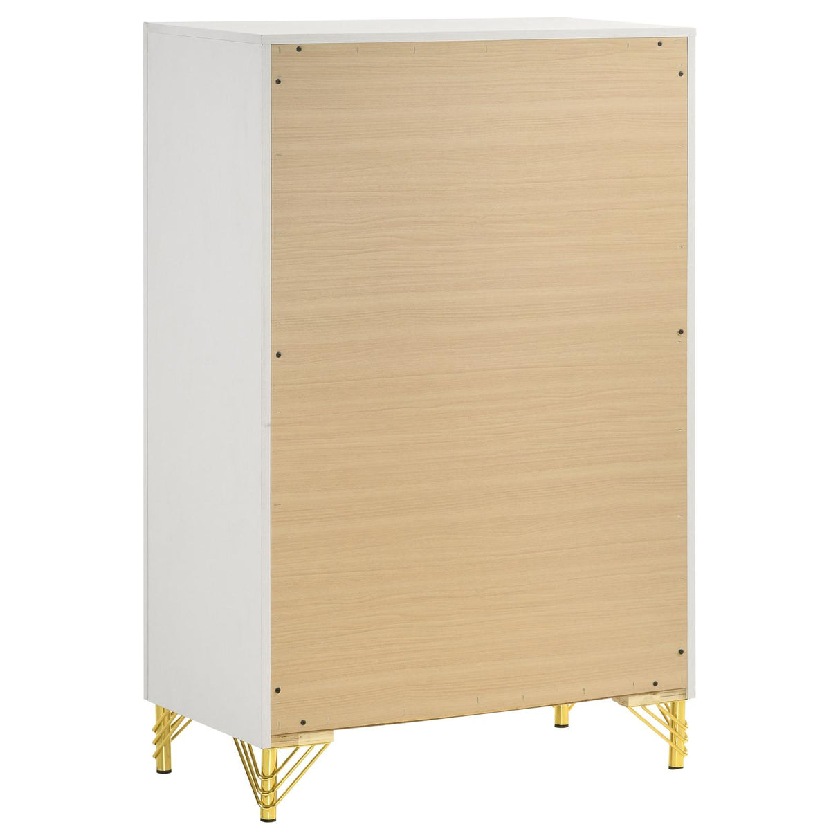 Lucia Beige Bedroom Set with Upholstered Wingback Panel Bed from Coaster - Luna Furniture