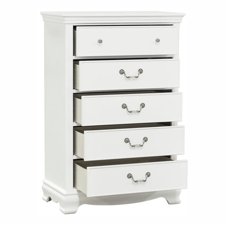 Lucida White Chest from Homelegance - Luna Furniture
