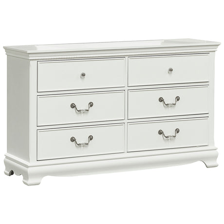 Lucida White Dresser from Homelegance - Luna Furniture