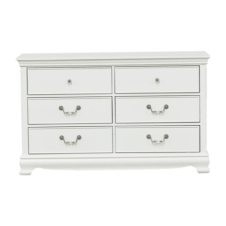 Lucida White Dresser from Homelegance - Luna Furniture