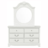 Lucida White Mirror (Mirror Only) from Homelegance - Luna Furniture