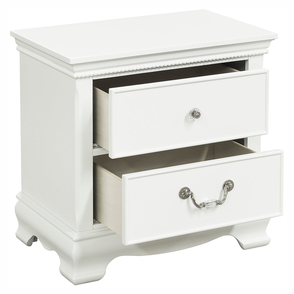 Lucida White Nightstand from Homelegance - Luna Furniture