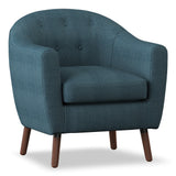 Lucille Blue Accent Chair from Homelegance - Luna Furniture