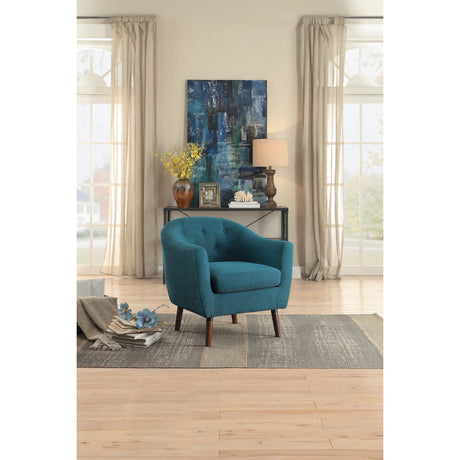 Lucille Blue Accent Chair from Homelegance - Luna Furniture