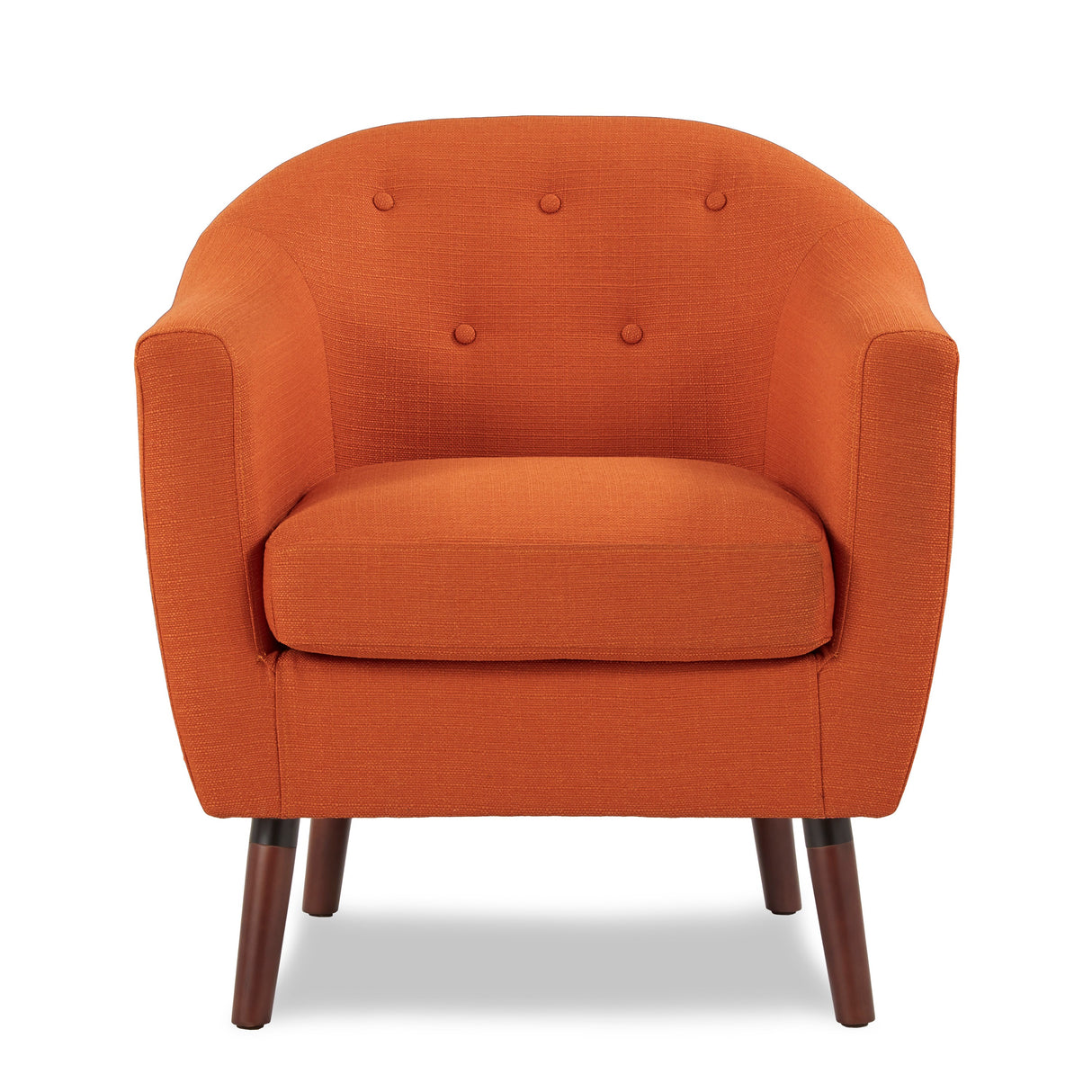 Lucille Orange Accent Chair from Homelegance - Luna Furniture