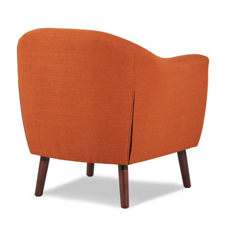 Lucille Orange Accent Chair from Homelegance - Luna Furniture