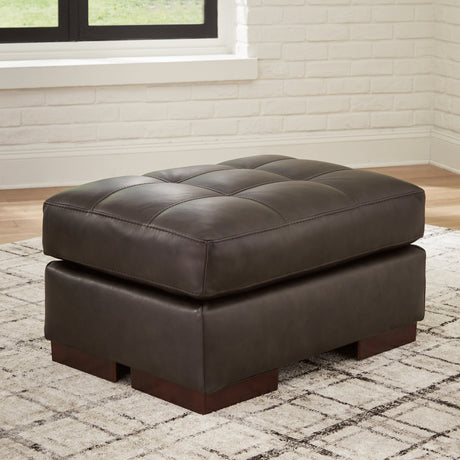 Luigi Thunder Ottoman from Ashley - Luna Furniture