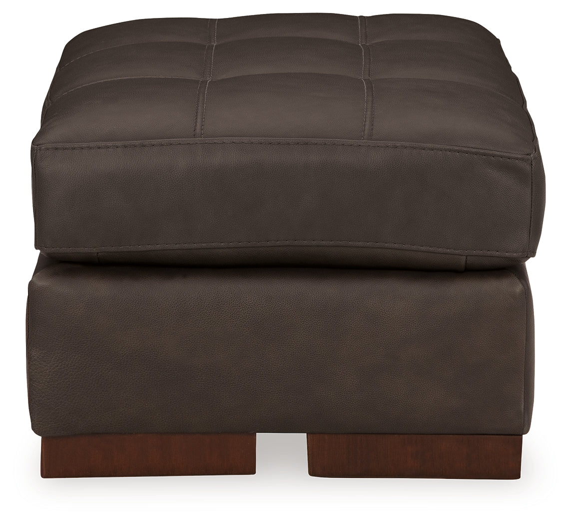 Luigi Thunder Ottoman from Ashley Furniture - Luna Furniture